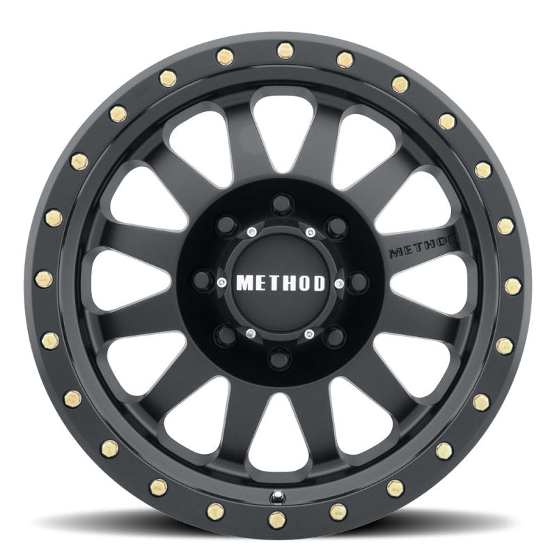 Method MR304 Double Standard 20x10 -18mm Offset 8x170 130.81mm CB Matte Black Wheel - 0