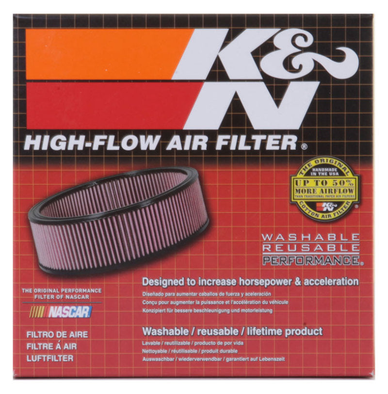 K&N Custom Round Racing Assembly Red 5.875in OD x 2.406in ID x 1.75in Height - 0