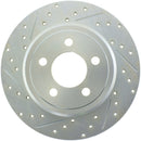 StopTech Select Sport 06-15 Dodge Charger/ 05-15 Chrysler 300 Slotted/Drilled Right Rear Brake Rotor-1