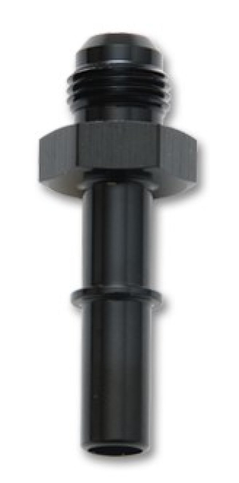 Vibrant -8AN to 5/16in Quick Connect Push On EFI Adapter Fitting - Black - 0