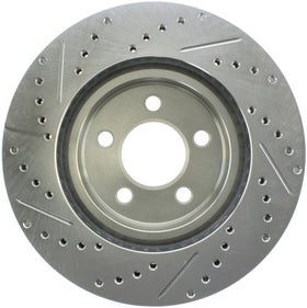 StopTech Select Sport 06-17 Dodge Charrger/14-17 Chrysler 300 Slotted & Drilled Front Left Rotor - 0