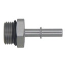 DeatschWerks 10AN ORB Male to 5/16in Male EFI Quick Connect Adapter - Anodized DW Titanium-1