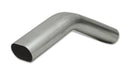 Vibrant 3in Oval (Nominal Size) T304 SS 45 deg VERTICAL Mandrel Bend 6in x 6in leg lengths-1