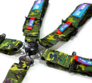 NRG 5PT 3in. Seat Belt Harness / Cam Lock - Pink-2