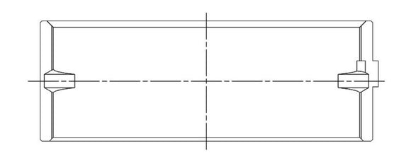 ACL Ford 221/255/260/289/302 Windsor/Windsor 5.0L STD Size w/ Extra Oil Clearance Main Bearing Set