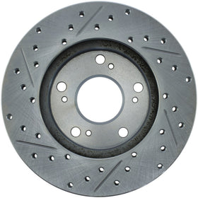 StopTech Select Sport 06-11 Honda Civic DX/EX/LX Slotted and Drilled Left Front Rotor - 0