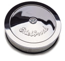 Edelbrock Air Cleaner Pro-Flo Series Round Steel Top Paper Element 14In Dia X 3 313In Chrome-1