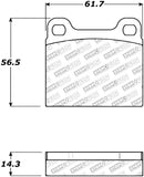 StopTech Performance 98-04 Volvo C70/98-00 V70 Rear Brake Pads-4