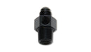 Vibrant -6AN Male to 3/8in NPT Male Union Adapter Fitting w/ 1/8in NPT Port-1