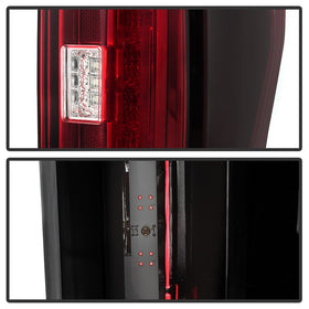 Spyder 17-18 Ford F-250 SD (w/Blind Spot Sens) LED Only Tail Lights - Red Clr (ALT-YD-FS17BS-LED-RC) - 0