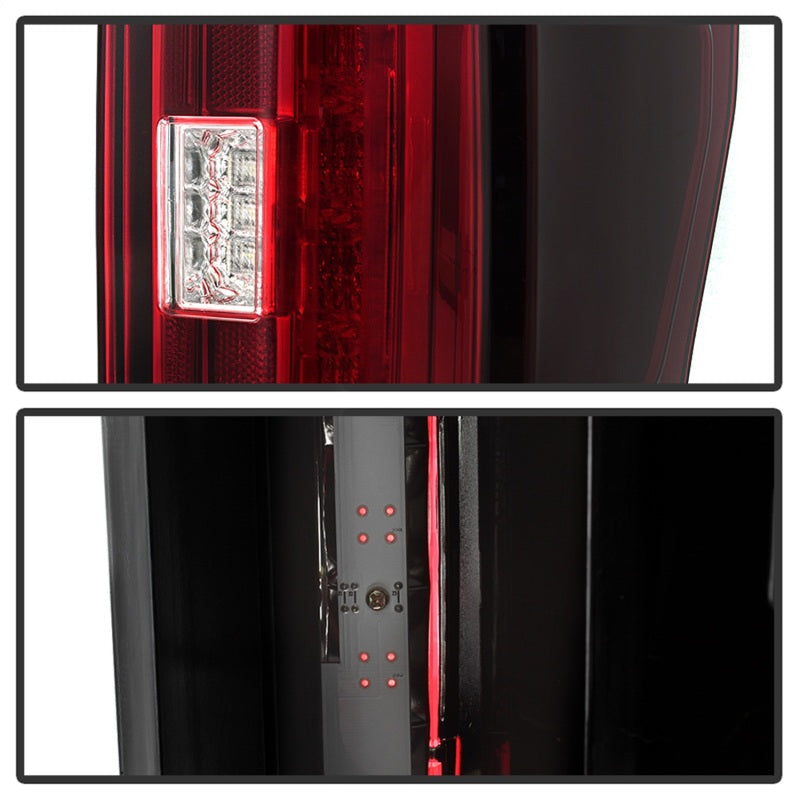 Spyder 17-18 Ford F-250 SD (w/Blind Spot Sens) LED Only Tail Lights - Red Clr (ALT-YD-FS17BS-LED-RC) - 0