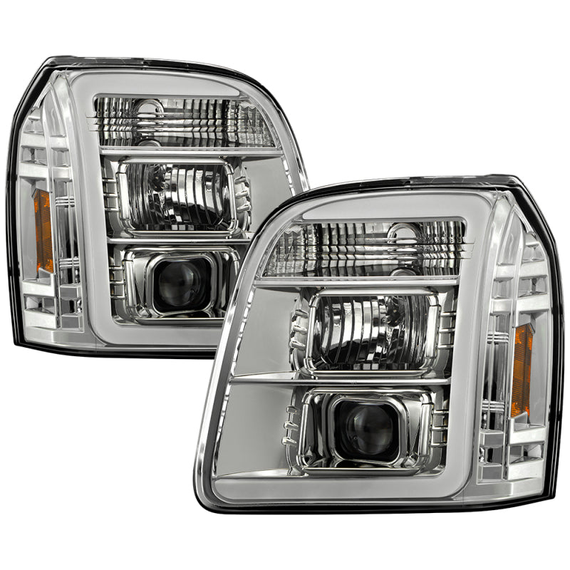 Spyder GMC Yukon 07-14/Denali 07-14 /XL 07-14 V2 Projector Headlights - Chrome PRO-YD-GY07V2SI-C - 0