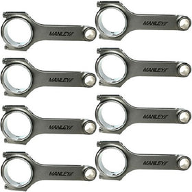 Manley Ford 4.6L / 5.0L H Tuff Series Connecting Rod Set w/ ARP 2000 Bolts - 0