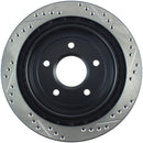 StopTech 97-10 Chevy Corvette Slotted & Drilled Rear Right Rotor-2