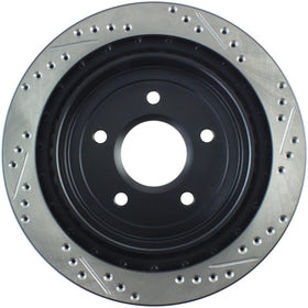 StopTech 97-10 Chevy Corvette Slotted & Drilled Rear Right Rotor - 0