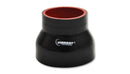 Vibrant 4 Ply Reinforced Silicone Transition Connector- 2.25in I.D. x 2.75in I.D. x 3in long (BLACK)-1