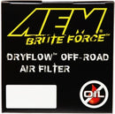 AEM Dryflow 3.5in. X 7in. Round Tapered Air Filter-4