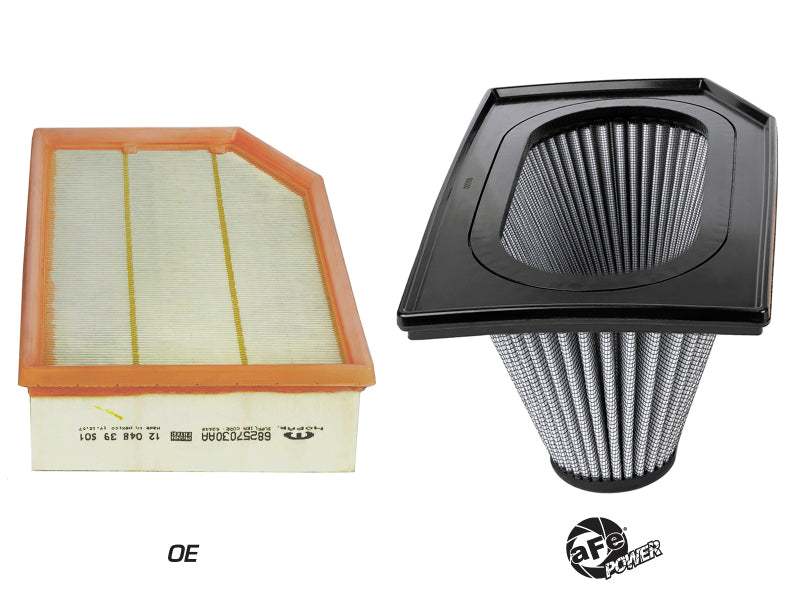 aFe Magnum FLOW PRO DRY S Inverted Air Filter 18-19 Jeep Wrangler (JL) I4-2.0L(t) - 0