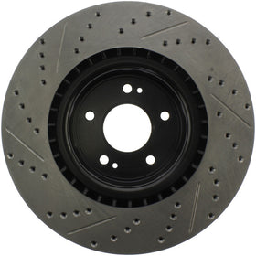 StopTech 10 Hyundai Genesis Coupe w/ Factory Brembo Slotted & Drilled Left Front Rotor - 0