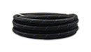 Vibrant -8 AN Two-Tone Black/Blue Nylon Braided Flex Hose (5 foot roll)-1