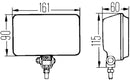 Hella 450 H3 12V SAE/ECE Fog Lamp Kit Clear - Rectangle (Includes 2 Lamps)-5