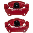 Power Stop 07-18 Jeep Wrangler JK Front Red Caliper Pair w/Bracket-1