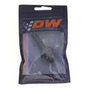 DeatschWerks 8AN Male Flare to 3/8in Male EFI Quick Connect Adapter - Anodized Matte Black-4