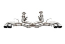 Corsa 2020-25 Corvette C8 3in Xtreme Cat-Back Exhaust 4.5in Pol Quad Tips - Deletes stock AFM Valve-1
