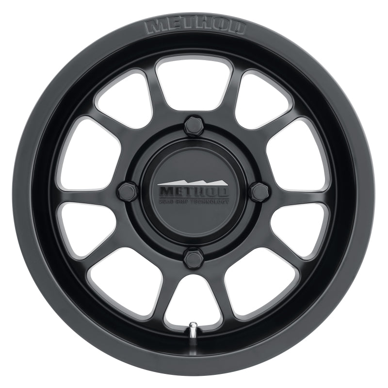 Method MR409 Bead Grip 15x7 / 5+2/38mm Offset / 4x136 / 106.25mm CB Matte Black Wheel