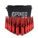 Mishimoto Mishimoto Steel Spiked Lug Nuts M14 x 1.5 32pc Set Red-2
