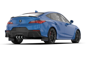 Rally Armor 23-26 Acura Integra Type S Black Mud Flap w/Blue Logo - 0