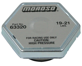Moroso Racing Radiator Cap - 19-21lbs