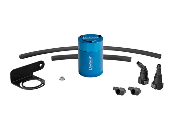 Volant 19-25 Chevrolet Silverado 1500 3oz Aluminum Oil Catch Can w/Mounting Bracket - Blue