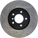 StopTech 07-09 Mazda 3 Right Front Slotted & Drilled Rotors-3