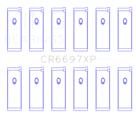 King Engine Bearings Nissan RB25/RB26 Performance Rod Bearing Set - Size STDX