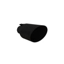 MBRP Universal Dual Wall Angle Rolled End Tip 4-1/2in OD / 2-1/2in Inlet / 11in Length - Black-1