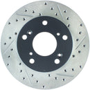 StopTech 02-06 Acura RSX Slotted & Drilled Left Front Rotor-1