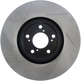 StopTech Power Slot 07-09 Acura MDX / 09-10 Honda Pilot Front Left Slotted Rotor - 0