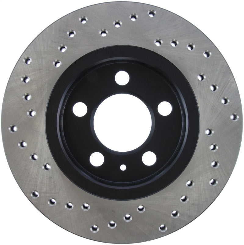StopTech 03-05 VW Golf GTi (vented rear discs) Drilled Left Rear Rotor - 0