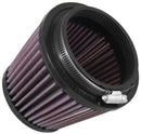 K&N Filter Universal Rubber Filter 3 1/2 inch Flange 5 inch Base 3 1/2 inch Top 4 inch Height-1