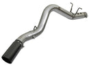 aFe LARGE BORE HD 5in 409-SS DPF-Back Exhaust w/Black Tip 2017 GM Duramax V8-6.6L (td) L5P-3