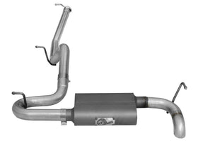 aFe Scorpion Exhaust System Cat Back 2.5in Aluminized Hi-Tuck 07-18 Jeep Wrangler JK V6 3.6/3.8L - 0