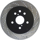StopTech Power Slot 06-11 Lexus GS Series / 06-12 IS350 Rear Left Drilled & Slotted Rotor-1
