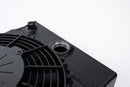 CSF Universal Drag Race / Tuck Radiator w/9in Spal Fan - 10.5in H x 10in L x 3.6in W - Black-2