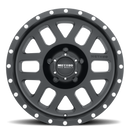 Method MR306 Mesh 17x8.5 0mm Offset 5x4.5 83mm CB Matte Black Wheel-1