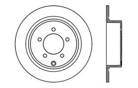 StopTech Slotted & Drilled Sport Brake Rotor - 0