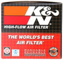 K&N Universal Chrome Filter 2 1/2 inch O/S FLG / 4 1/2 inch OD / 2 inch Height-4
