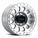 Method MR315 17x8.5 +25mm Offset 8x6.5 130.81mm CB Machined/Clear Coat Wheel-1