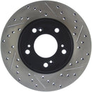 StopTech 97-01 Acura Integra Type R / 97-01 Honda CR-V Slotted & Drilled Left Front Rotor-1