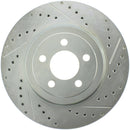 StopTech Select Sport 10-14 Dodge Challenger Drilled and Slotted Front Left Brake Rotor-1